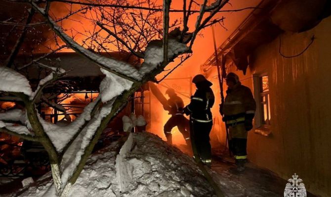 Шесть пожаров потушили 13 января в Туле