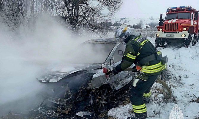 Шесть пожаров потушили в Тульской области за сутки 6 января