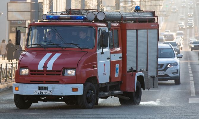 За неделю в Тульской области зарегистрировали 17 пожаров