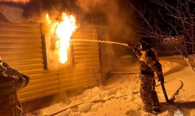 Два пожара потушили за сутки 15 января в Туле