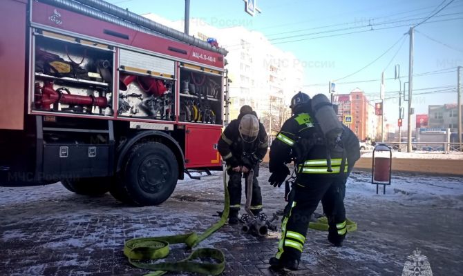 В Туле «загорелся» торговый центр: пожарные провели плановые учения