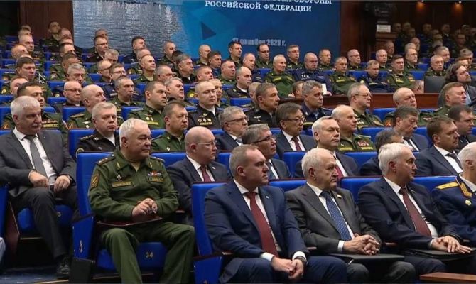 Дмитрий Миляев поучаствовал в коллегии Минобороны России