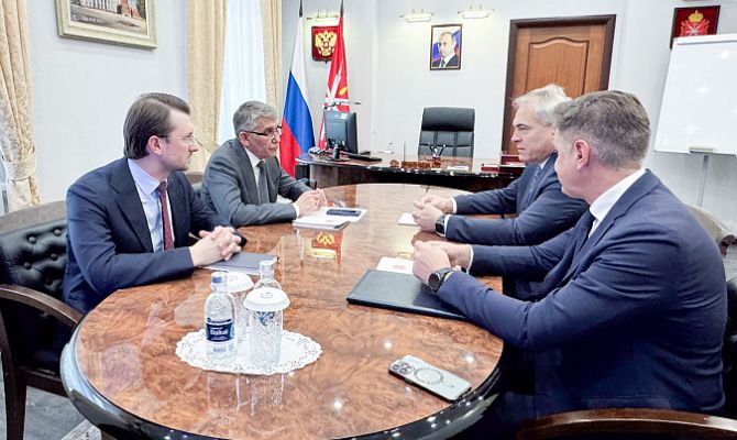 Дмитрий Милев встретился с руководителями компании «ЕвроХим» в Москве 
