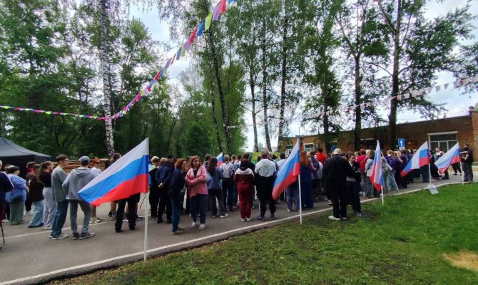 Жители Киреевска вышли на «Маршрут здоровья»