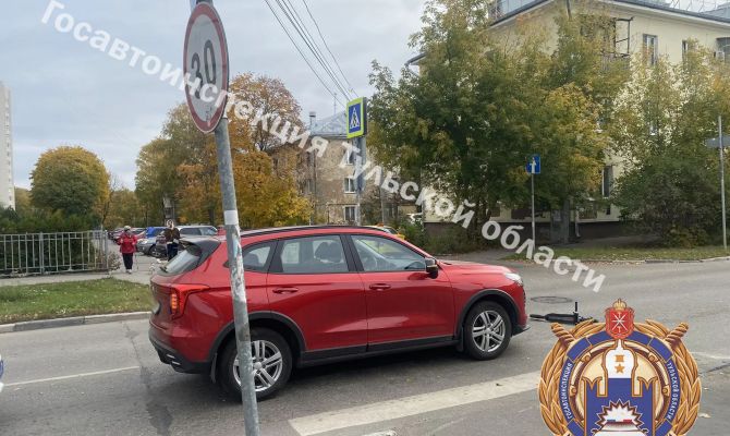 В Туле несовершеннолетний на электросамокате пострадал в ДТП