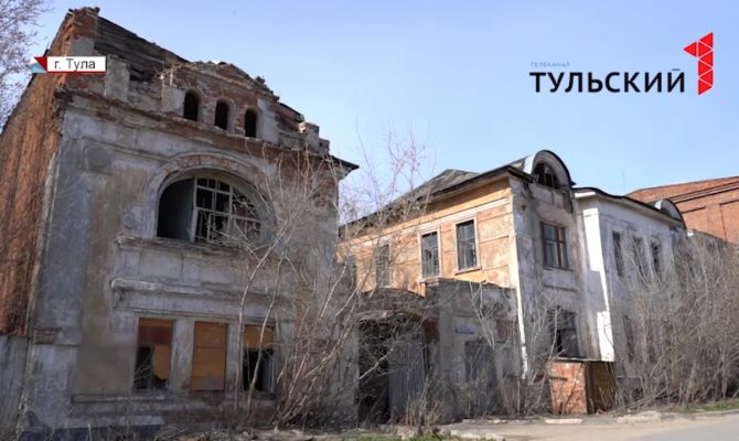 В Туле разрушается усадьба братьев Шемариных