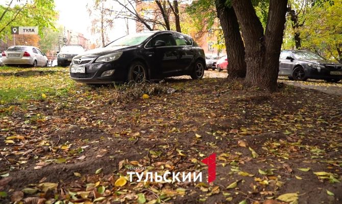 Как тулякам наказать соседей за парковку на газоне