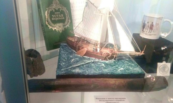 В "Тульском морском музее" покажут находки с кораблей XVIII-XIX веков