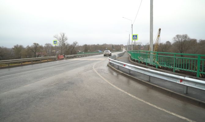 В Тульской области досрочно открыли движение по мосту через Красивую Мечу