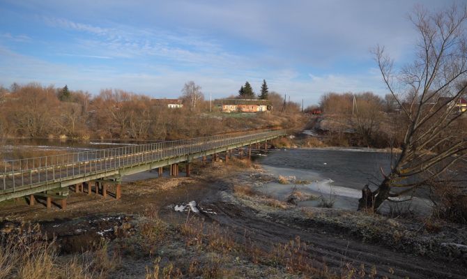 Связь с большой землей: в Тульской области появился новый мост