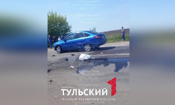В Киреевском районе мотоциклист попал под машину
