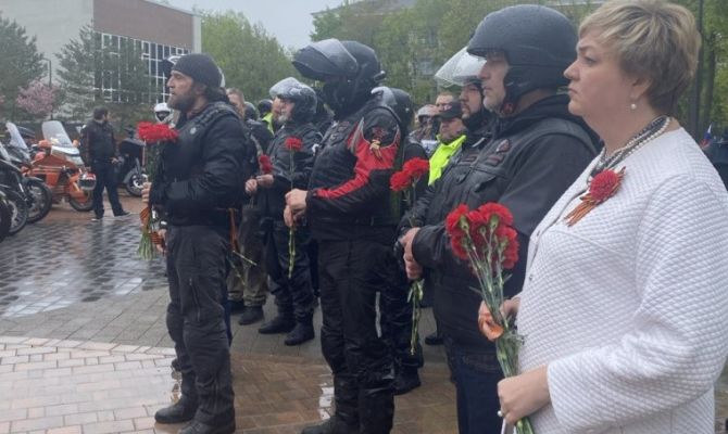 В Туле прошел мотопробег "Защитники Отечества"