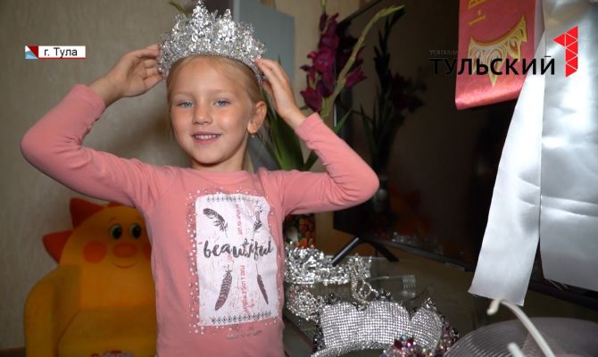 5-летнюю тулячку признали одной из самых красивых девочек страны 
