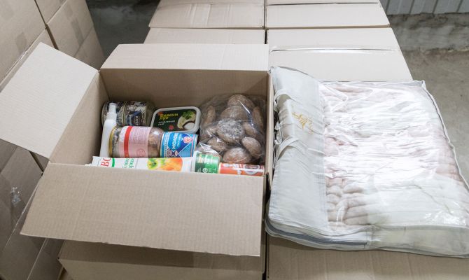 Тульская область направила гуманитарную помощь беженцам из Украины