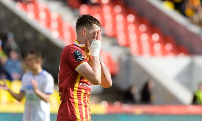 Тульский "Арсенал" проиграл "Шиннику" со счетом 2:0