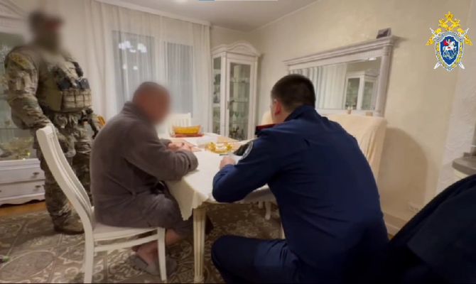 Опубликовано видео задержания высокопоставленных тульских полицейских