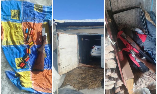 В Ефремове найдены охотничьи ружья в одном из городских гаражей