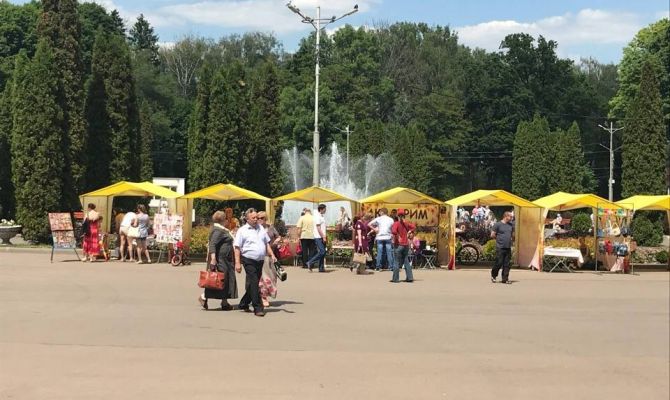 Ярмарка мастеров, роботы и музыка: как проходит день рождения Центрального парка Тулы
