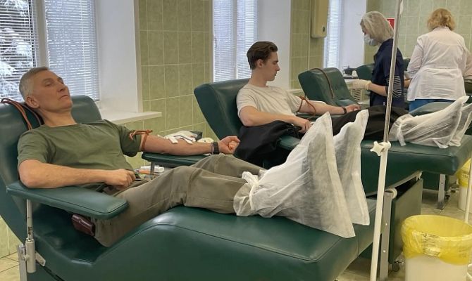 Более 10 тысяч литров крови за полгода сдали доноры в Тульской области