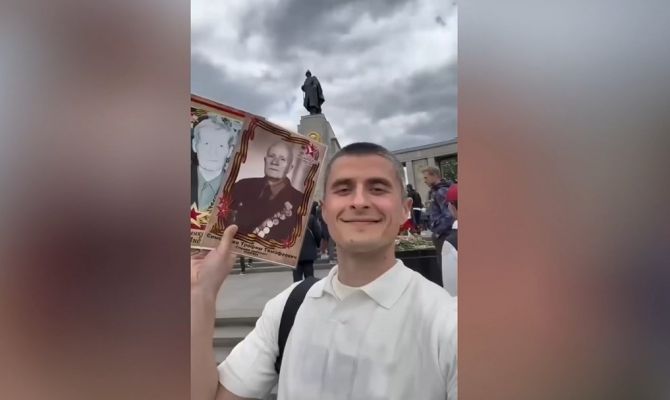 Туляк принял участие в "Бессмертном полку" в Берлине
