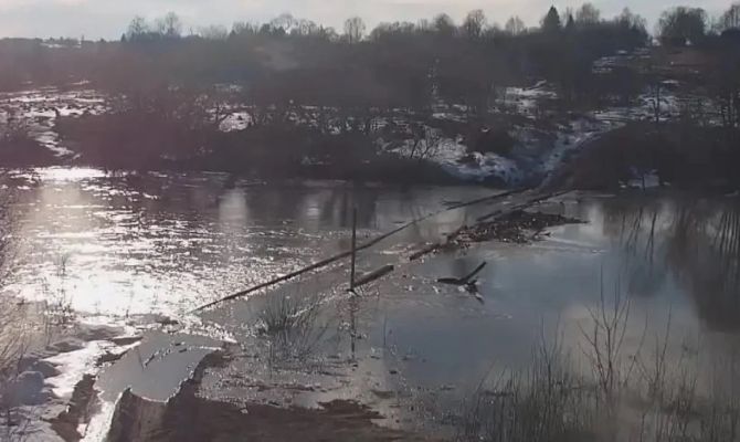 В Одоевском районе закрыли проезд по мосту для автомобилей