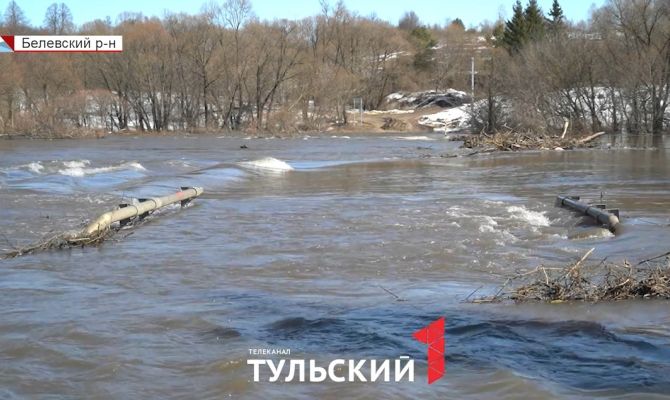 В Тульской области наступил режим половодья