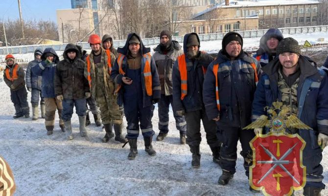 Полицейские нашли на тульской стройплощадке 33 нелегала