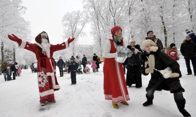 Сегодня жителей села Алешня приглашают на новогодние гулянья