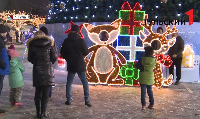 Тула встретила Новый год с Алексеем Дюминым