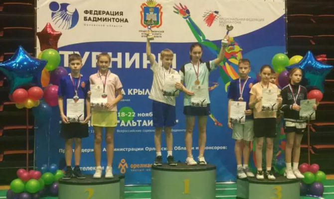 Туляки стали призерами Всероссийских соревнований по бадминтону