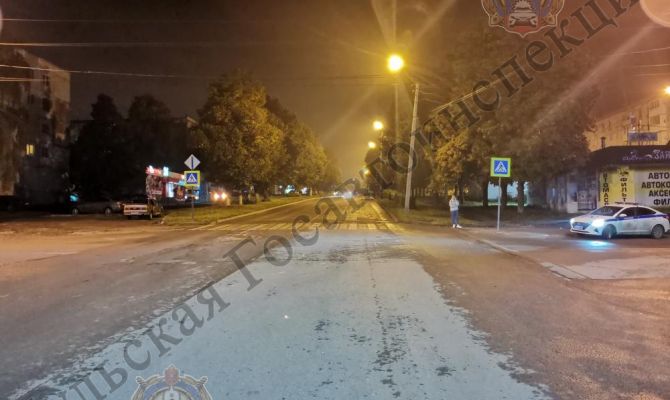 В Новомосковске сбили подростка на пешеходном переходе