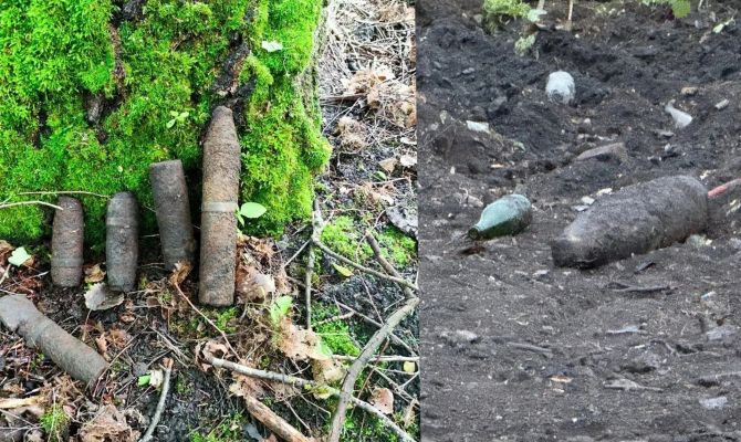 Под Тулой взрывотехники обезвредили пять снарядов времён Великой Отечественной войны