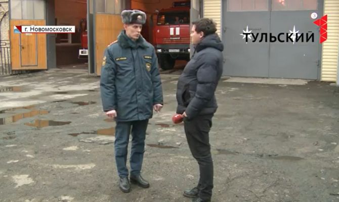 Боец новомосковской пожарно-спасательной части стал лучшим в области