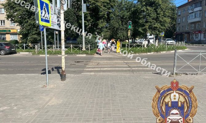 В Новомосковске водитель «Шкоды Рапид» сбил 7-летнего пешехода 