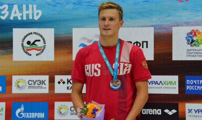 Пловец сборной Тульской области взял бронзу на Чемпионате России