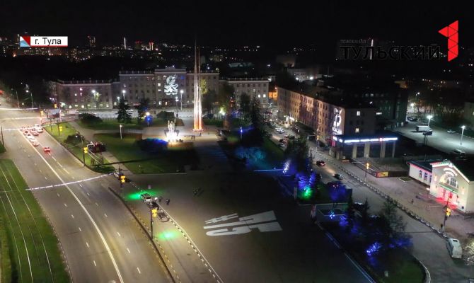 «Лучи Победы» пронзили ночное небо Тулы: как это было