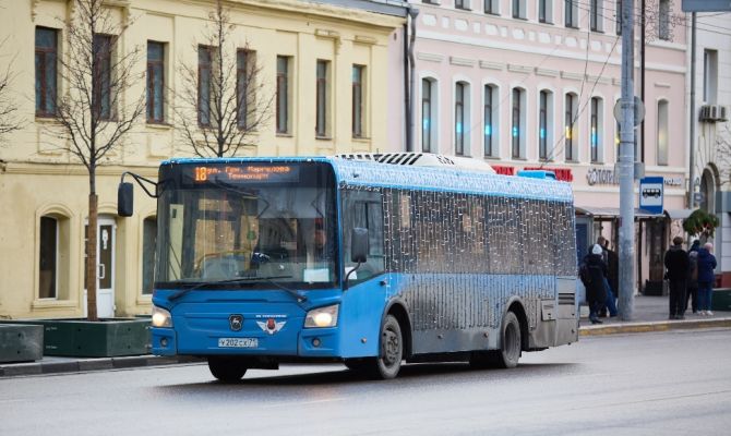 На новогодних праздниках общественный транспорт в Туле будет ходить иначе