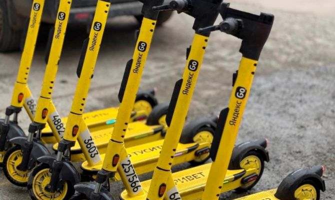 На самокатах в Туле появились укрупненные номера