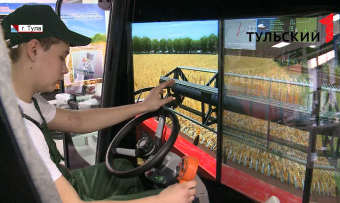 В тульском сельскохозяйственном колледже появился уникальный тренажер