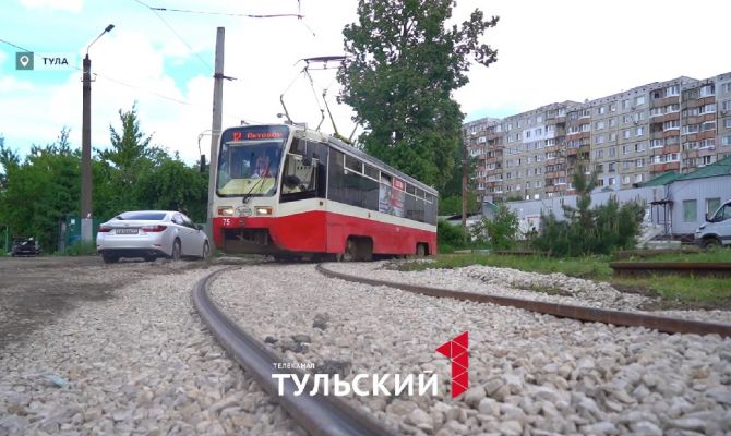 В Туле начали масштабный ремонт трамвайных путей
