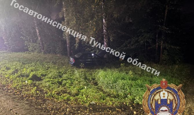 В Большой Туле 48-летний мужчина на иномарке улетел в кювет