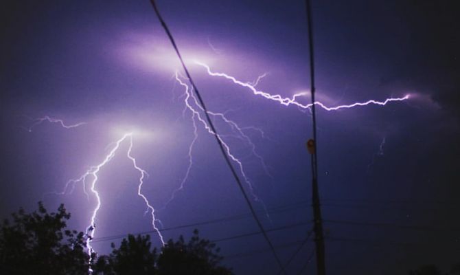 На Тульскую область надвигается гроза