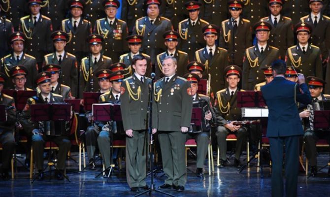 Военный ансамбль имени Александрова впервые выступил в обновленном составе