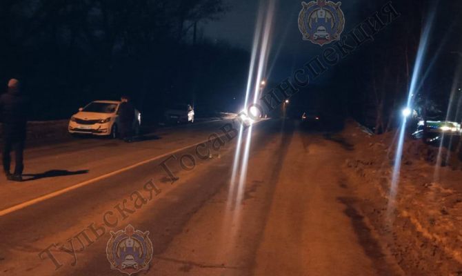 Водитель на «Kia Rio» сбил пешехода на Орловском шоссе в Туле