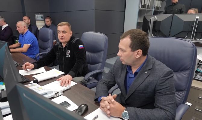 Объединенный оперативный штаб в Тульской области работает в круглосуточном режиме