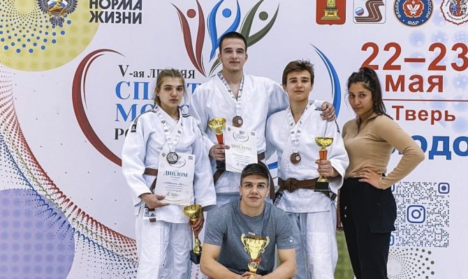 Тульские дзюдоисты завоевали 7 медалей на этапе летней Спартакиады молодежи