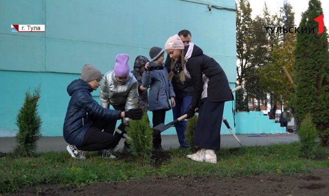 У тульских школьников появилась своя «Аллея знаний»