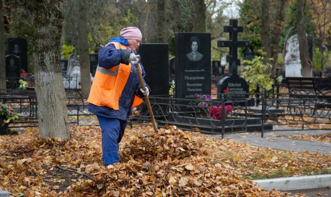 Как тульские кладбища готовят к зимнему сезону