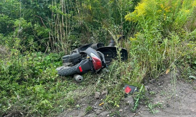 В Богородицком районе перевернулся 16-летний мотоциклист