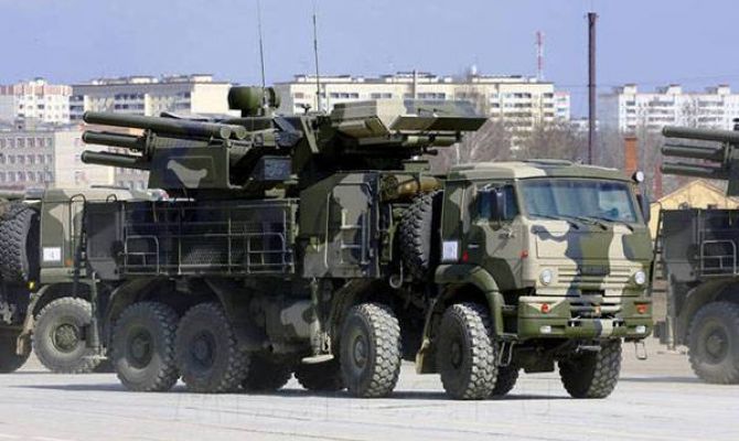 Ракетный комплекс "Панцирь-С" поставят в воздушно-космические силы России